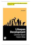 Test Bank for Lifespan Development&comma; 9th Edition by Denise Boyd