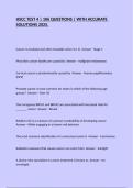 HSCC TEST 4 &vert; 106 QUESTIONS &vert; WITH ACCURATE SOLUTIONS 2025&period;