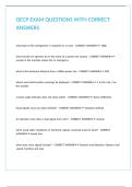 OECP EXAM QUESTIONS WITH CORRECT ANSWERS