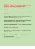 BIO 302 Exam 3 Review exam questions and  answers 20252026 rated grade A&plus;