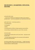 NUR 440 EXAM 1 &vert; 146 QUESTIONS &vert; WITH ACTUAL SOLUTIONS&period;