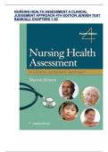 Full TEST BANK &mdash; Nursing Health Assessment&colon; A Clinical Judgment Approach &lpar;4th Edition&rpar; by Patricia M&period; Dillon & Sharon Jensen &mdash; Complete Verified Instructor Question Bank with Correct Answers and Rationales &lpar;Chapters 1&ndash;30&rpar;