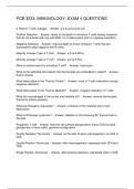 PCB 3233 IMMUNOLOGY&comma; EXAM 4 QUESTIONS