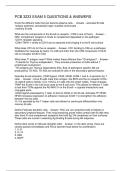 PCB 3233 EXAM 5 QUESTIONS & ANSWERS