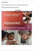 Test Bank- Pediatric Physical Examination: An Illustrated Handbook 4th Edition (Karen G. Duderstadt, 2025) Latest Edition|| All Chapters