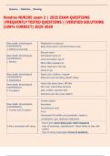 Hondros NUR205 exam 2 &vert; 2025 EXAM QUESTIONS  &vert;FREQUENTLY TESTED QUESTIONS &vert;&vert;VERIFIED SOLUTIONS  &lpar;100&percnt; CORRECT&rpar; 2025-2026 