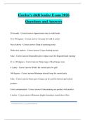 Hardee's shift leader Exam 2026 Questions and Answers
