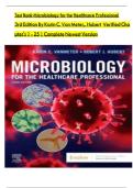 FULL TEST BANK For Microbiology for the Healthcare Professional 3rd Edition by Karin C&period; VanMeter PhD &lpar;Author&rpar; Question With 100&percnt; Correct Answer&period;