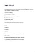 NIMS ICS-449 NEWEST 2026&sol;2027 ACTUAL EXAM COMPLETE QUESTIONS AND CORRECT DETAILED ANSWERS &lpar;VERIFIED ANSWERS&rpar; &vert;ALREADY GRADED A&plus;&vert;&vert;BRAND NEW&excl;&excl;