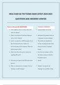 WGU D169 OA TEST BANK EXAM LATEST 2024-2025 QUESTIONS AND ANSWERS VERIFIED