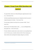 Chapter 3 bcap Exam 2026 Questions and Answers