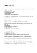 NIMS ICS 400 NEWEST 2026&sol;2027 ACTUAL EXAM COMPLETE QUESTIONS AND CORRECT DETAILED ANSWERS &lpar;VERIFIED ANSWERS&rpar; &vert;ALREADY GRADED A&plus;&vert;&vert;BRAND NEW&excl;&excl;