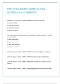FIPP 3 Final Exam MULTIPLE CHOICE QUESTIONS AND ANSWERS&period;