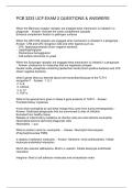 PCB 3233 UCF EXAM 2 QUESTIONS & ANSWERS