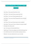 PA EFDA Exam 2026 Questions and Answers