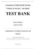 Community & Public Health Nursing&colon; Evidence for Practice 4th Edition - Test Bank by Susan E&period; Demarco&comma; Donna M&period; Walsh