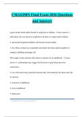 CMAS258N Final Exam 2026 Questions and Answer