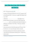 cmas 258n final Exam 2026 Questions and Answers