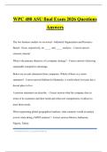 WPC 480 ASU final Exam 2026 Questions Answers