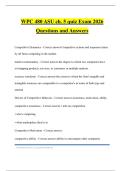 WPC 480 ASU ch&period; 5 quiz Exam 2026 Questions and Answers