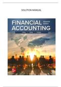 Solution Manual for Financial Accounting 11th Edition Robert Libby&comma; Patricia Libby and Hodge Solutions Manual &vert; Updated for 2025&sol;2026 &vert; Complete PDF