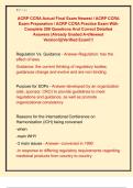 ACRP CCRA Actual Final Exam Newest &sol; ACRP CCRA  Exam Preparation &sol; ACRP CCRA Practice Exam With  Complete 200 Questions And Correct Detailed  Answers &vert;Already Graded A&plus;&lpar;Newest  Version&excl;&rpar;&vert;&vert;Verified Exam&excl;&excl;&excl; 
