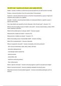 HSC 4551 Exam 1 Questions and Answers Latest Update 2025-2026