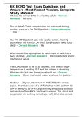 IEC ECMO Test Exam Questions and Answers &lpar;Most Recent Version&comma; Complete Study Material&rpar;&period;