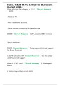 ECLS Adult ECMO Answered Questions &lpar;Latest 2026&rpar;