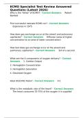 ECMO Specialist Test Review Answered Questions &lpar;Latest 2026&rpar;