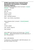 ECMO Specialist Exam Solved Exam Questions and Answers &lpar;Complete Practice Papers&rpar;&period;