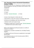 CLC Practice Exam Answered Questions &lpar;Latest 2026&rpar;