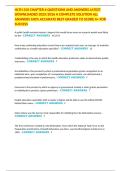 HLTH 310 CHAPTER 6 QUESTIONS AND ANSWERS LATEST DOWNLOADED 2025&sol;2026 A COMPLETE SOLUTION ALL ANSWERS 100&percnt; ACCURATE BEST GRADED TO SCORE A&plus; FOR SUCCESS