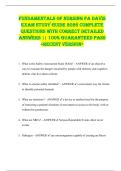 Fundamentals Of Nursing FA Davis  Exam STUDY GUIDE 2026 COMPLETE  QUESTIONS WITH CORRECT DETAILED  ANSWERS &vert;&vert; 100&percnt; GUARANTEED PASS  <RECENT VERSION> 