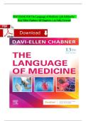 Test Bank&colon; The Language of Medicine&comma; 13th Edition by Davi-Ellen Chabner &lpar;Chapters 1-22&rpar;