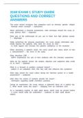 3160 EXAM 1 STUDY GUIDE QUESTIONS AND CORRECT ANSWERS
