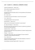 UCF - SLS2311C - MEDICAL CAREERS EXAM 1