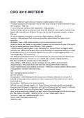 CSCI 2010 MIDTERM NEWEST 2026&sol;2027 ACTUAL EXAM COMPLETE QUESTIONS AND CORRECT DETAILED ANSWERS &lpar;VERIFIED ANSWERS&rpar; &vert;ALREADY GRADED A&plus;&vert;&vert;BRAND NEW&excl;&excl;
