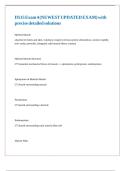 D515 Exam 4 &lpar;NEWEST UPDATED EXAM&rpar; with precise detailed solutions