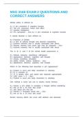 NSG 3160 EXAM 2 QUESTIONS AND CORRECT ANSWERS