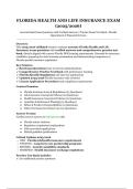 Florida Health and Life Insurance Exam &lpar;2025&sol;2026&rpar; &vert; Accurate Real Exam Questions with Verified Answers &vert; DFS Test Bank