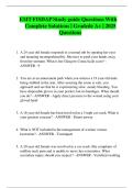 EMT FISDAP Study Guide &vert; Practice Questions with Complete Verified Solutions &vert; Graded A&plus; &vert; 2025&sol;2026 Latest Update