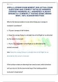 USPA A LICENSE EXAM NEWEST 2026 ACTUAL EXAM  QUESTIONS AND CORRECT DETAILED ANSWERS  &lpar;VERIFIED ANSWERS&rpar; ALL ANSWERED&sol; ALREADY  GRADED A&plus;&sol; CURRENTLY TESTING EXAM &vert; BRAND  NEW&excl; &vert; 100&percnt; GUARANTEED PASS 