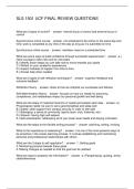 SLS 1501 UCF FINAL REVIEW QUESTIONS