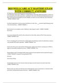 2025 WELLCARE ACT MASTERY EXAM WITH CORRECT ANSWERS