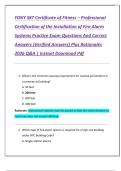 FDNY S87 Certificate of Fitness &ndash; Professional  Certification of the Installation of Fire Alarm  Systems Practice Exam Questions And Correct  Answers &lpar;Verified Answers&rpar; Plus Rationales  2026 Q&A &vert; Instant Download Pdf 