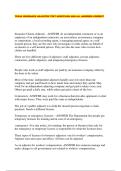 TEXAS INSURANCE ADJUSTER TEST QUESTIONS AND ALL ANSWERS CORRECT