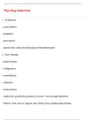 Phys Diag&colon; Abdominal Questions and Answers &lpar;100 &percnt;Score&rpar; Latest Updated 2026 
