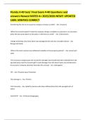 Florida 4-40 test&sol; Final Exam 4-40 Questions and answers Newest RATED A&plus; 2025&sol;2026 NEW&excl;&excl; UPDATED 100&percnt; VERIFIED CORRECT 