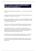AMT 2 STUDY GUIDE QUESTIONS & ANSWERS GRADED A&plus;